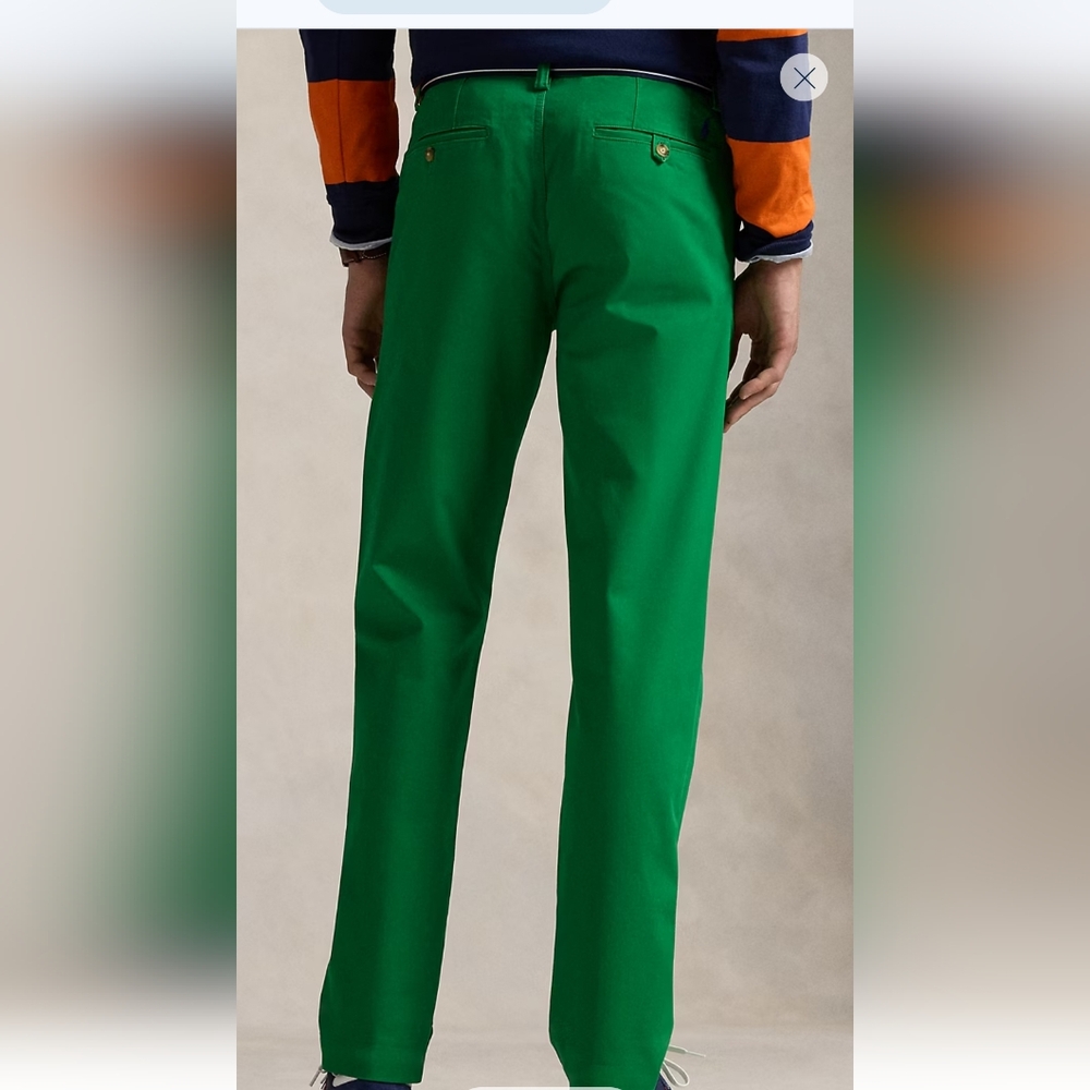 Stretch Straight Fit Washed Chino Pant Polo Ralph Lauren - Picture 4 of 5